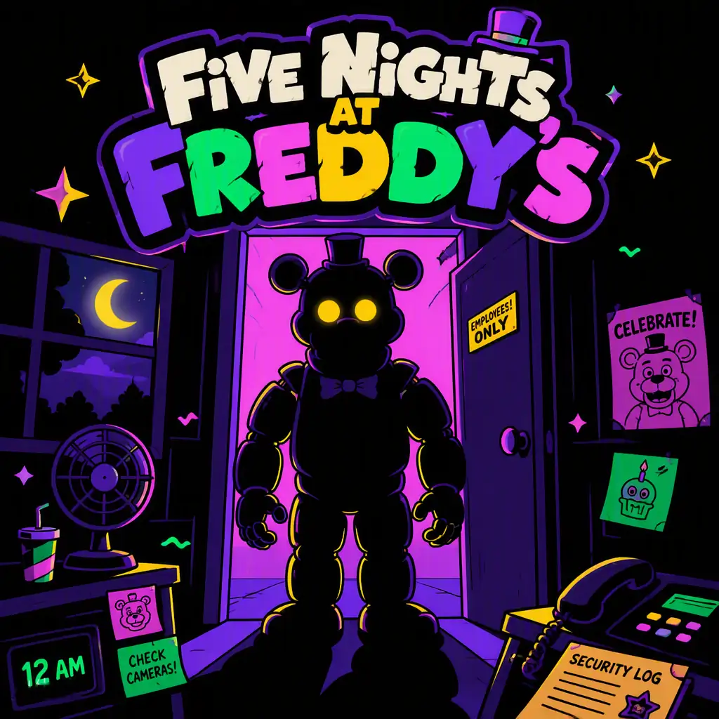 FNAF: One Night as Freddy cover
